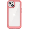 Hurtel Apple iPhone 15 Plus Outer Space reinforced flexible frame – dėklas telefonui raudonos spalvos