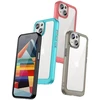 Hurtel iPhone 15 Plus Outer Space sustiprintas lankstus rėmelis – dėklas telefonui raudonos spalvos
