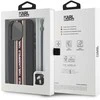Dėklas Karl Lagerfeld Saffiano Athleisure Stripes Cord Apple iPhone 15 Pro red