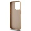 DKNY DKHCP15LPQDSLE Apple iPhone 15 Pro 6.1" dėklas telefonui gelsvos spalvos Quilted Stack Logo