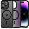 Tech-Protect MagMat MagSafe Apple iPhone 15 Pro Max – matte dėklas telefonui juodos spalvos