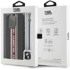 Dėklas Karl Lagerfeld Saffiano Athleisure Stripes Cord Apple iPhone 15 Pro Max red