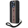 Dėklas Karl Lagerfeld Saffiano Athleisure Stripes Cord Apple iPhone 15 Pro Max red