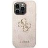iPhone 15 Pro - rožinis Guess 4G Big Metal Logo dėklas