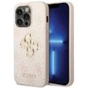 iPhone 15 Pro - rožinis Guess 4G Big Metal Logo dėklas