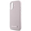 Karl Lagerfeld KLHMP16SPGMSRPP Apple iPhone 16 6.1″ rožinės spalvos kietas dėklas FW Metal Plate MagSafe