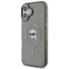Karl Lagerfeld KLHMP16MHLSKIK Apple iPhone 16 Plus 6.7″ juodos spalvos kietas dėklas IML Metal Karl Head MagSafe