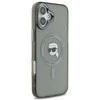 Karl Lagerfeld KLHMP16MHLSKIK Apple iPhone 16 Plus 6.7″ juodos spalvos kietas dėklas IML Metal Karl Head MagSafe