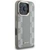 Dėklas DKNY Checkered Pattern Magsafe iPhone 16 Pro Case - rusvai gelsvas