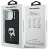 Karl Lagerfeld IML Aquarelle Karl dėklas Apple iPhone 16 Pro juodos spalvos