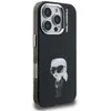 Karl Lagerfeld IML Aquarelle Karl dėklas Apple iPhone 16 Pro Max juodos spalvos