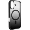 Silikoninis Puro Gradient MagSafe Apple iPhone 16 – dėklas telefonui juodos spalvos