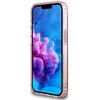 Guess IML Glitter Circle MagSafe dėklas iPhone 16e - rožinis