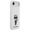Dėklas Karl Lagerfeld Silicone Karl Sketch &amp; Logo MagSafe Case for iPhone 17 Air - Baltas