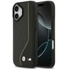 BMW M Carbon Line ir logotipo „MagSafe“ dėklas, skirtas iPhone 17 – Geltona