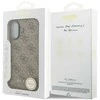 Guess 4G Charm dėklas skirtas Apple iPhone 17 Tone on Tone rudos spalvos