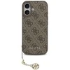 Guess 4G Charm dėklas skirtas Apple iPhone 17 Tone on Tone rudos spalvos
