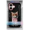 „Nimmy Glasses“ „Cool Cat“ dėklas, skirtas „iPhone 17“ – juodas