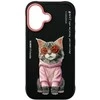 „Nimmy Glasses“ „Cool Cat“ dėklas, skirtas „iPhone 17“ – juodas