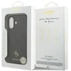 GUESS dėklas, skirtas IPHONE 17, suderinamas su „MagSafe GUHMP17SP4SM4MK“ (PU 4G Small 4G ir Classic), juodas