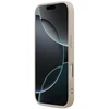 Guess PU Leather 4G Colored Ring MagSafe dėklas skirtas Apple iPhone 17 Rožinė