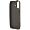 GUESS dėklas, skirtas IPHONE 17, suderinamas su „MagSafe GUHMP17SG4GFRW“ (PU 4G Ring Classic Logo), rudas