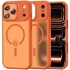 „Tech-Protect MagMat MagSafe“ dėklas, skirtas „iPhone 17 Pro“ – oranžinis