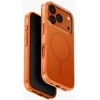 UNIQ Clario dėklas skirtas Apple iPhone 17 Pro Magclick Charging oranžinės spalvos