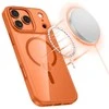 „Tech-Protect MagMat MagSafe“ dėklas, skirtas „iPhone 17 Pro“ – permatomas oranžinis