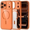 „Tech-Protect MagMat MagSafe“ dėklas, skirtas „iPhone 17 Pro“ – permatomas oranžinis