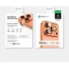 „AmazingThing“ lęšių stiklas, skirtas „iPhone 17 Pro“ / „Pro Max“ – su oranžiniu rėmeliu