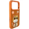 „Nimmy Cool&Cute 2.0“ katės dėklas, skirtas „iPhone 17 Pro Max“ – oranžinis