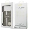GUESS dėklas, skirtas IPHONE 17 Pro Max, suderinamas su MagSafe GUHMP17XP4RPSW (4G spausdintos juostelės), rudas
