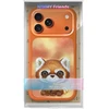 iPhone 17 Pro Max dėklas oranžinis Raccoon Nimmy