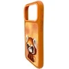 iPhone 17 Pro Max dėklas oranžinis Raccoon Nimmy