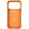 „Nimmy Cool&Cute 2.0“ katės formos dėklas, skirtas „iPhone 17 Pro Max“, su magnetiniu laikikliu – oranžinis