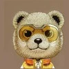 Dėklas Nimmy Cool&Cute 2.0 Bear Case for iPhone 17 Pro Max - rusvai gelsvas