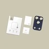 iPhone 17 Pro Max kameros stikliukas mėlynas Camfull