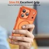 „Tech-Protect MagMat MagSafe“ dėklas, skirtas „iPhone 17 Pro Max“ – oranžinis