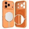 „Tech-Protect“ silikoninis „MagSafe“ dėklas, skirtas „iPhone 17 Pro“ – oranžinis