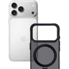 iPhone 17 Pro telefono dėklas juodas Smoke Case