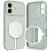 „Tech-Protect“ silikoninis „MagSafe“ dėklas, skirtas „iPhone 17“ – Žalias