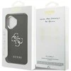„Guess Grained Big 4G Classic“ logotipo dėklas, skirtas iPhone 17 - juodas