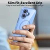 iPhone 17 telefono dėklas permatomas mėlynas MagMat