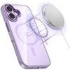 iPhone 17 telefono dėklas permatomas violetinis MagMat