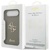 „Guess“ silikoninis „Big 4G Script“ dėklas, skirtas „iPhone Air“ – rudas