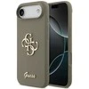 „Guess“ silikoninis „Big 4G Script“ dėklas, skirtas „iPhone Air“ – rudas