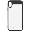 Tellur iPhone X/XS dėklas, juodas ir permatomas
