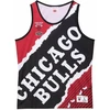Įrėminti krepšinio marškinėliai su Jumbotron grafika, Mitchell & Ness NBA Chicago Bulls