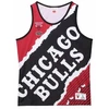 Įrėminti krepšinio marškinėliai su Jumbotron grafika, Mitchell & Ness NBA Chicago Bulls